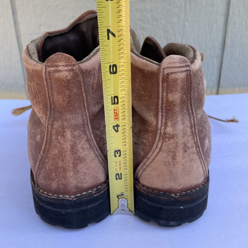 VTG Danner Mountain Light Boots Mens 14D Brown Leather Hiking Workwear Outdoor